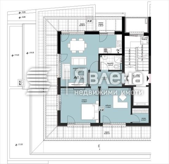 Продава се Тристаен апартамент в Варна, Аспарухово - 131 кв.м за 1142 €/кв.м - Снимка #2