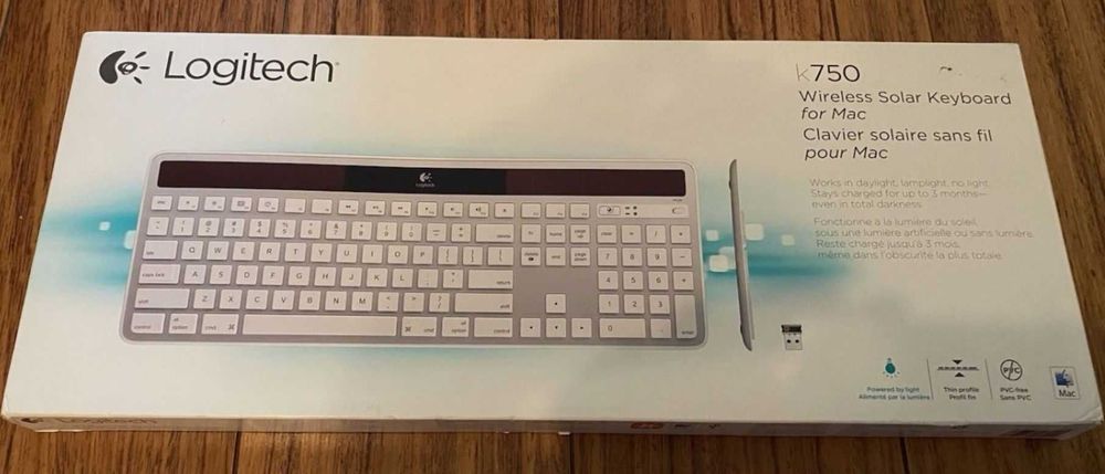 Tastatura Logitech Wireless Solar K750 pentru Mac