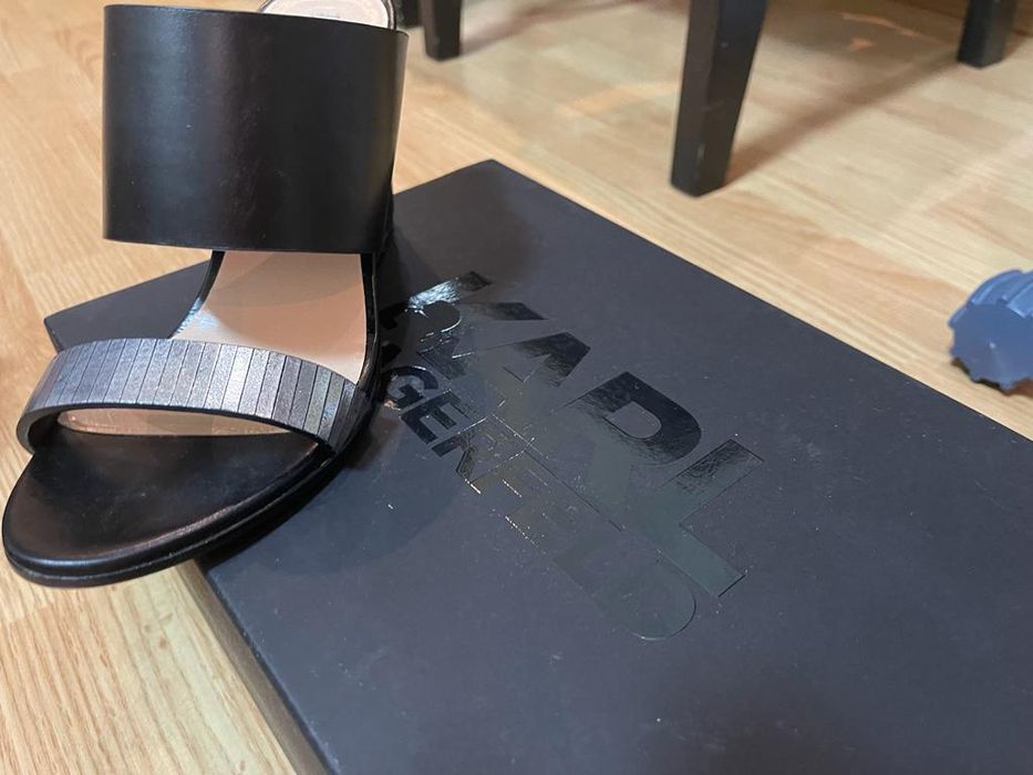 Танкетки Karl Lagerfeld чёрные