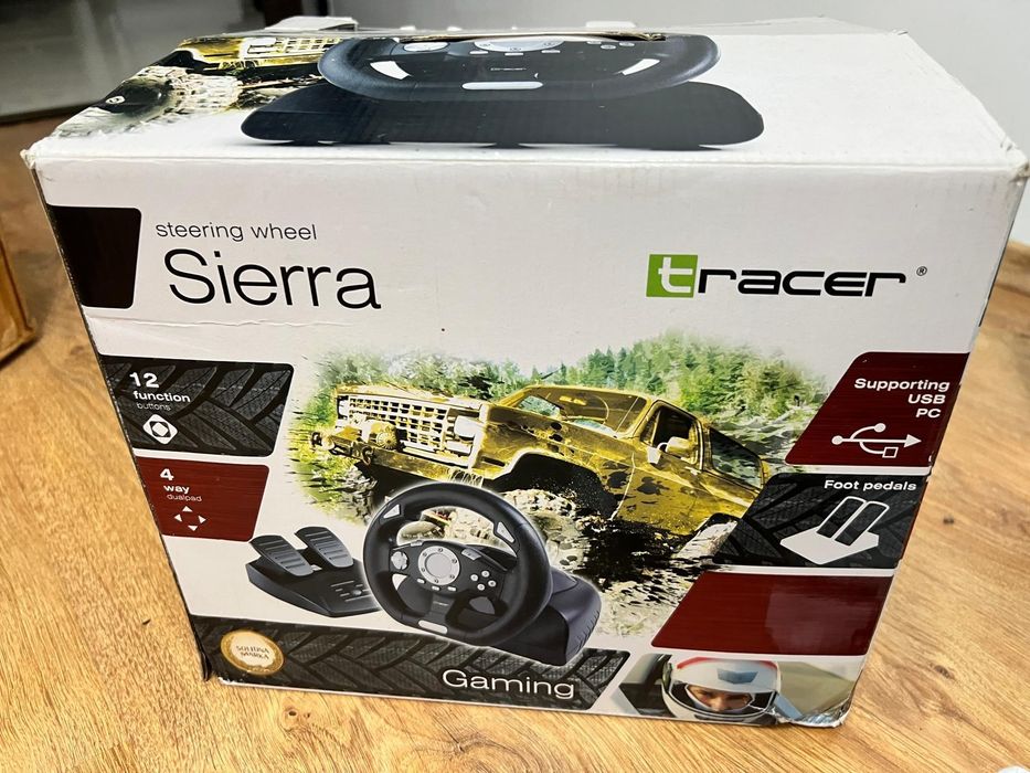 Volan și pedale Tracer Sierra pentru PC
