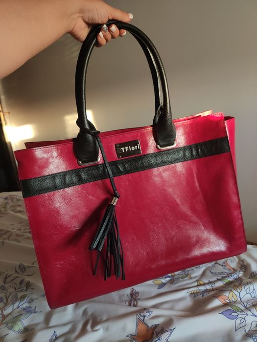 Geanta piele naturala