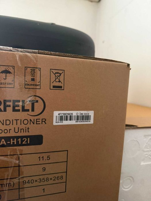 Инверторен климатик Nurfelt NUA-H12I / NUA-H12O NORDIC WiFi, 12000 BTU, Клас A+++
