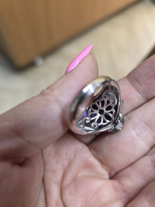 Inel Ametist silver
