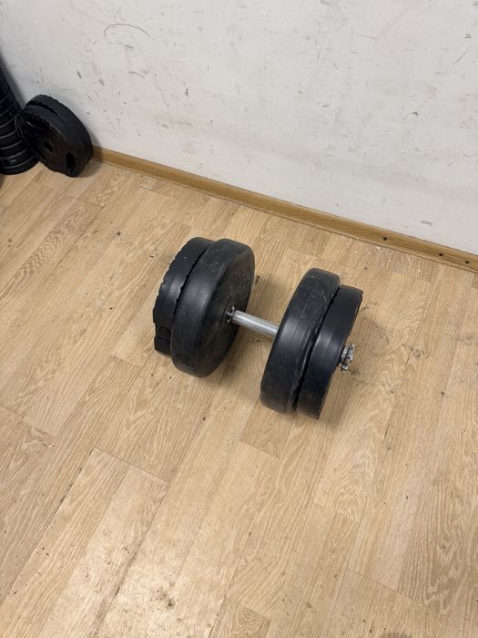 Gantera regrabila 33 kg noua, pret 250 lei