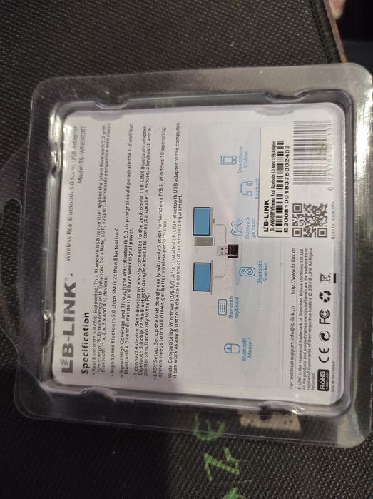Lb-link, блютуз нано адаптер 5.0! Скоростной