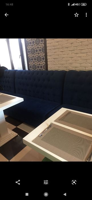 Продам диван синий
