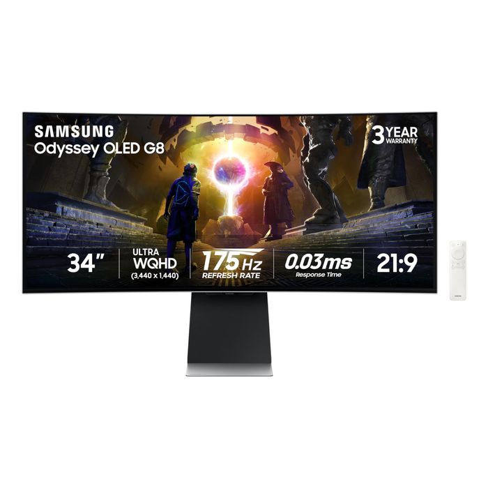 ! SAMSUNG 34" Odyssey G85SD Series QD-OLED