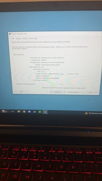 Acer Nitro 5 Ryzen 4600H GTX 1650 Ti 16 GB RAM Gaming Laptop