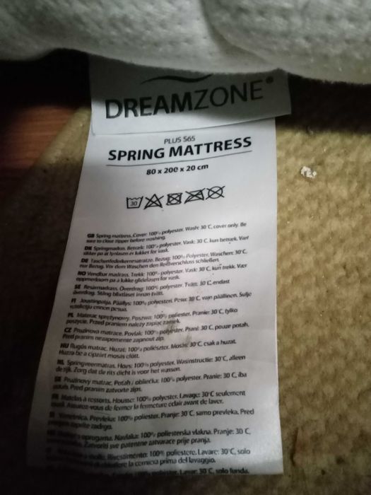 Vand saltea DreamZone Plus S65 80 x 200 x 20