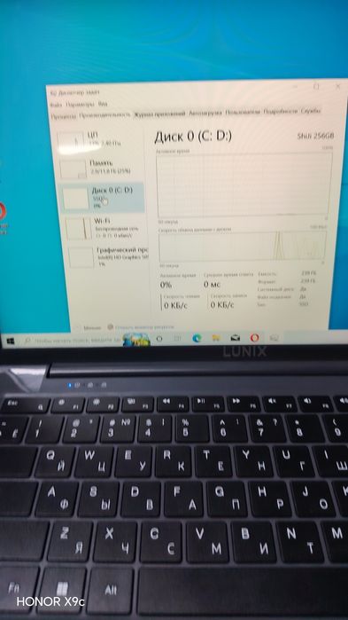 lunix noutbuk  ofisni