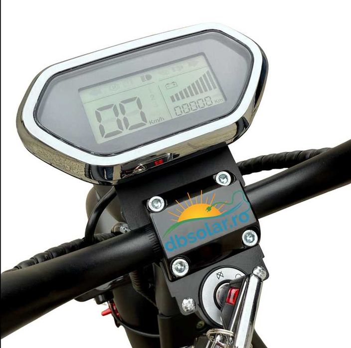 Scuter electric chopper 1500W Fara Permis CIV RAR inclus 12Ah Lithium capacitate 180kg