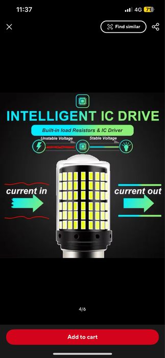 LED крушки W21/5W 6000K T20 2100LM CANBUS