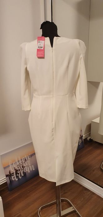 Rochie noua, cu eticheta, ivoire marimea 40