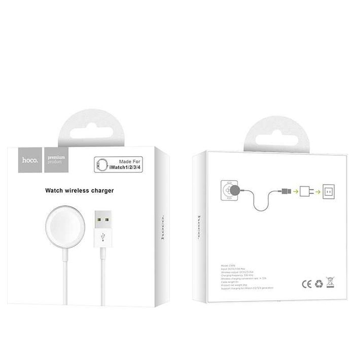 Hoco Беспроводное зарядное устройство для iWatch 1-9 SE-SE2/ULTRA 1/2