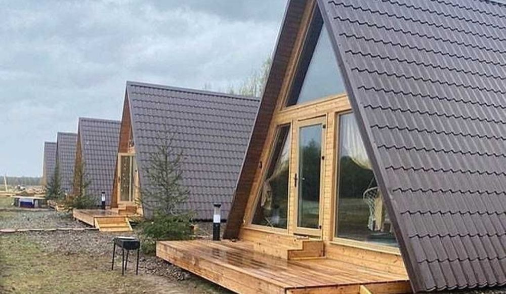 Vand cabane tip A frame