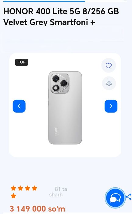 Smartfon Honor 400 lite