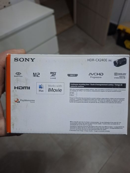 Vand camera video sony