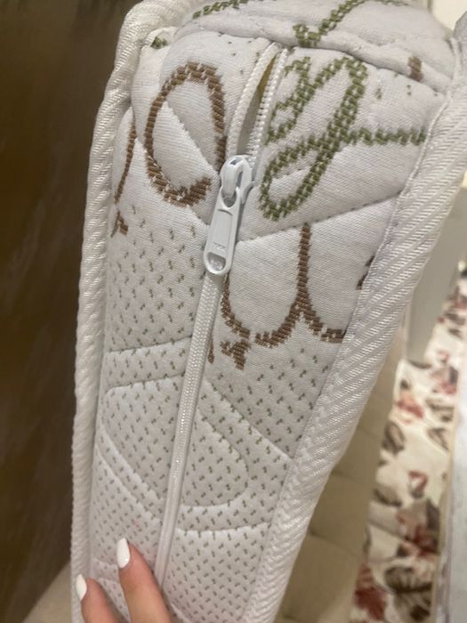 Двулицев матрак  за бебешка кошара с бамбукови нишки