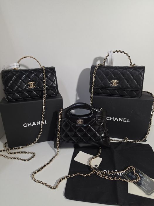 Налична чанта Chanel Nano Bag black