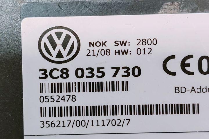 Modul  bluetooth 3C8035730 Volkswagen VW Passat CC prima generatie se
