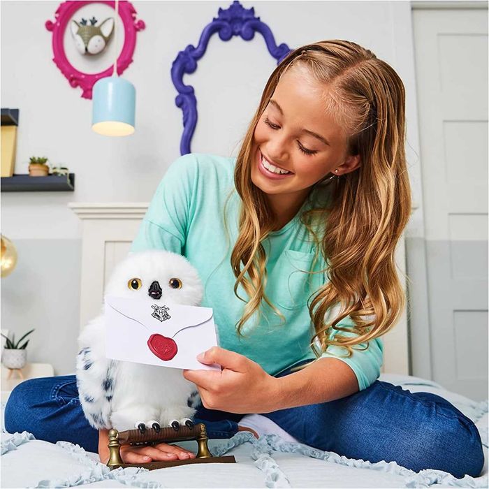 Волшебный мир Гарри Поттера, очаровательная интерактивная Сова Букля