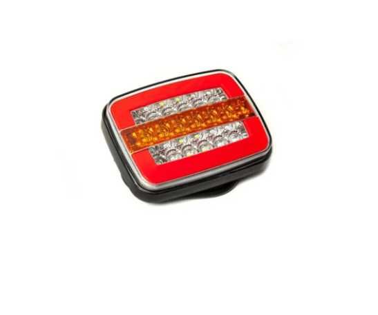 SET Lampa LED cu semnalizare dinamica 4 functii 24V auto remorca camion