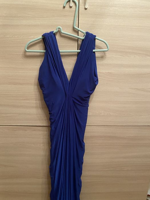 Платье женское синее