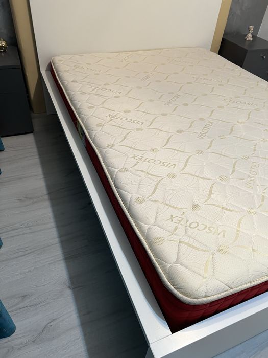 Pat alb IKEA 140x200+saltea