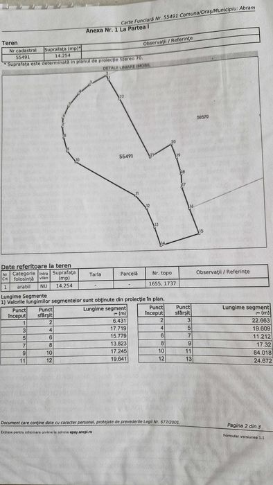 teren agricol 8.3883 HA - Abram,langa Marghita - judetul Bihor