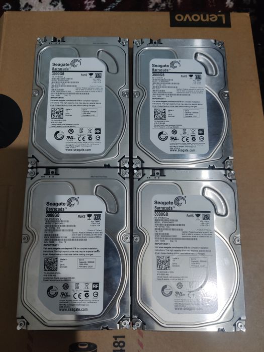 PC va NVR videonablyudeniya uchun Seagate HDD 4TB ORIGINAL