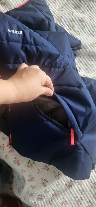 Куртка декатлон для девочек зимняя 146см