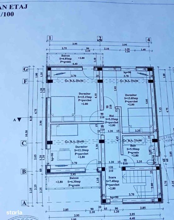 Vila cu etaj Breazu Pădurea Mârzești – 4 camere, încălzire pardoseală