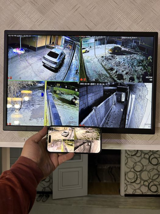 Монтаж система видеонаблюдения