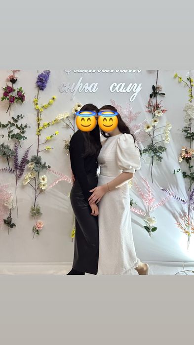 Белое платье