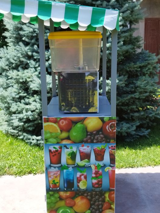 Продается сокоохладитель почти новый с тележкой