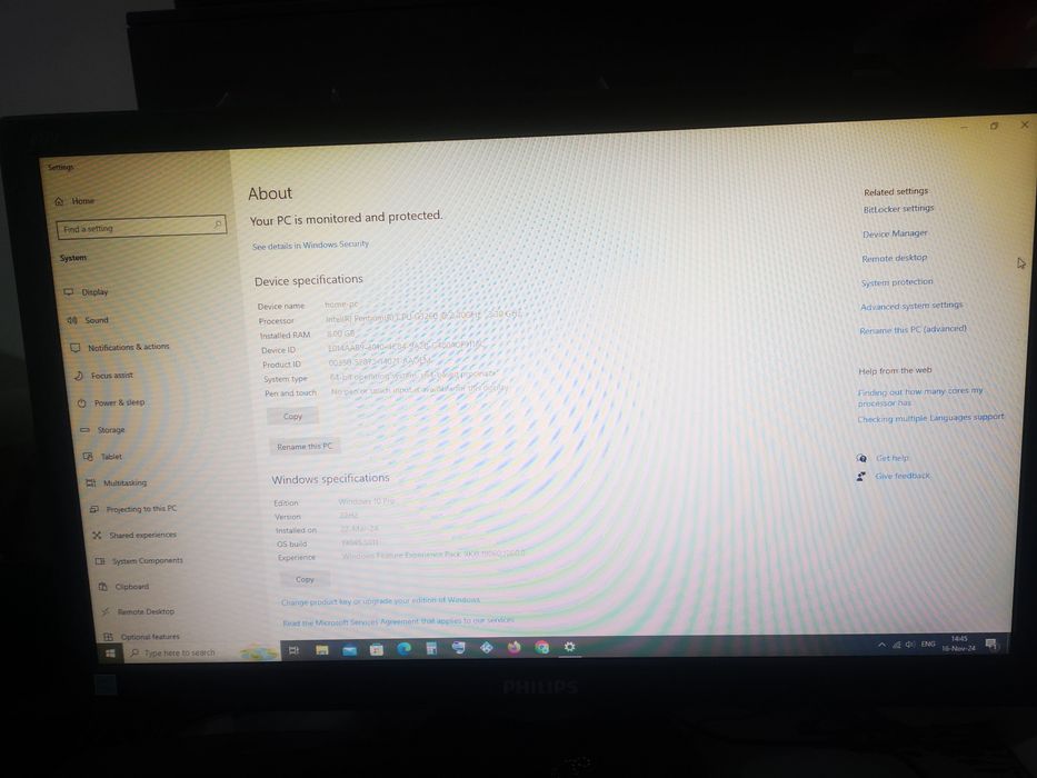 Unitate PC intel g3260, 8gb RAM