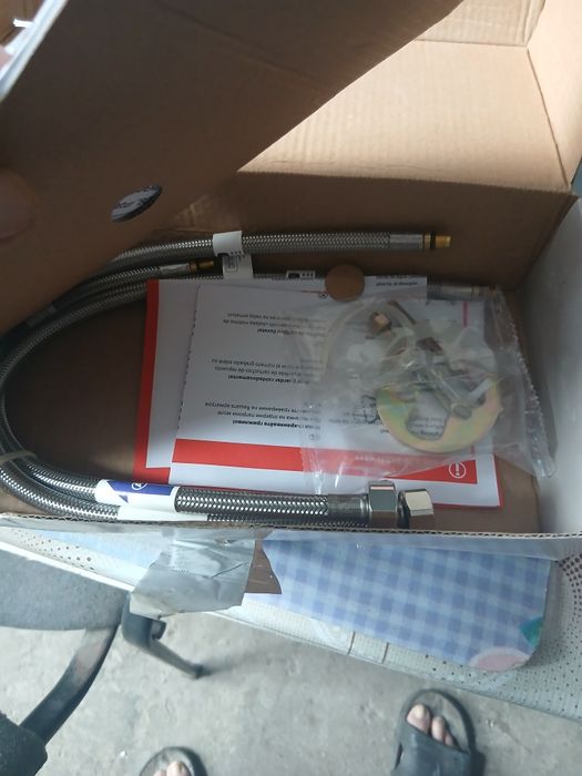 Baterie inox fabricata in Germania cu trei iesiri speciala pt boiler