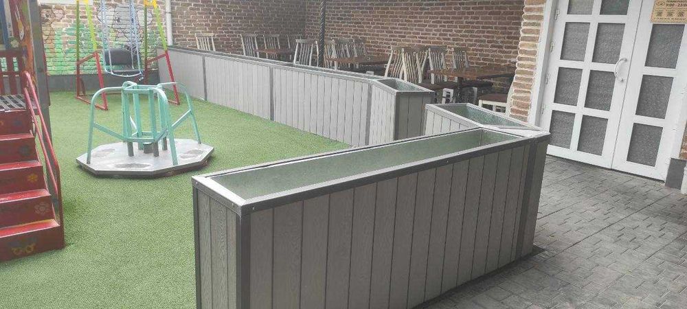 Кашпо для цветов из ДПК