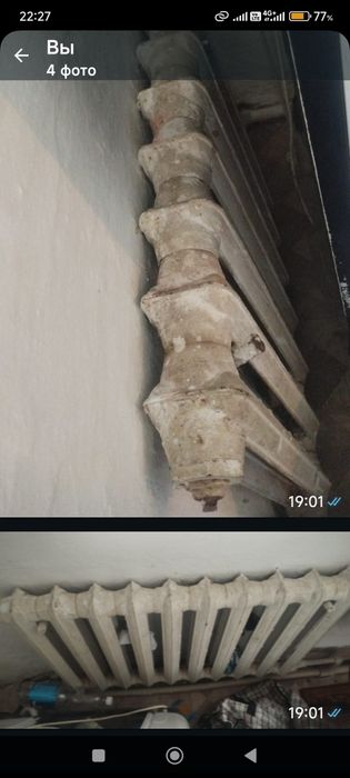 Продам батареи бу целые чугунные батареи