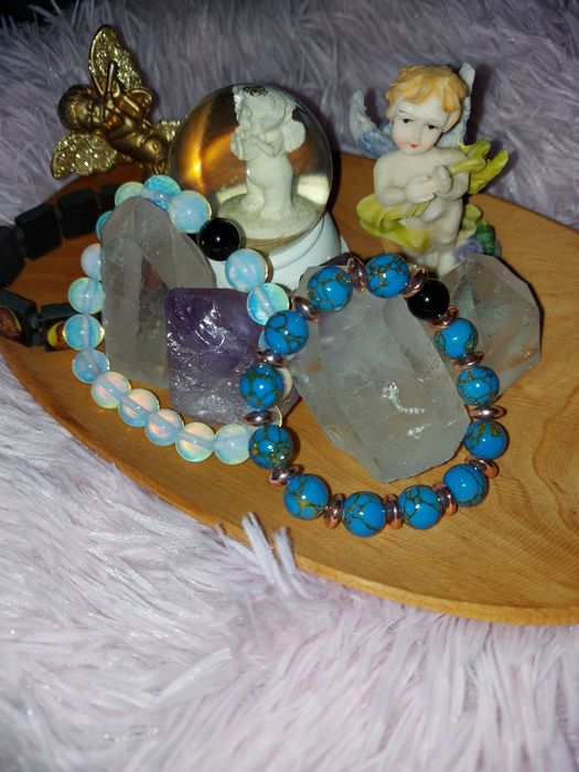 Гривни с черен турмалин