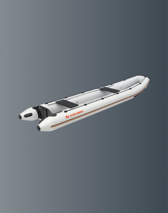 Canoe gonflabil Kolibri 460 Travel KM-460C, culoare Gri inchis