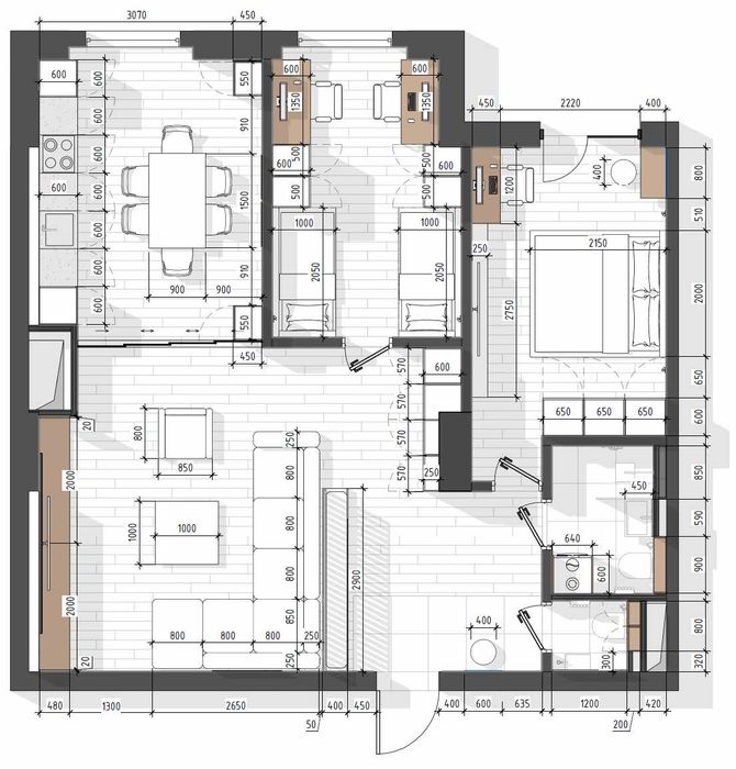 Продаётся 3-комнатная квартира в премиальном ЖК Shoshkent