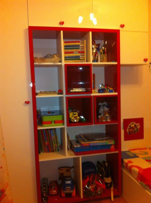 Set mobilier copii Cars din MDF lucios