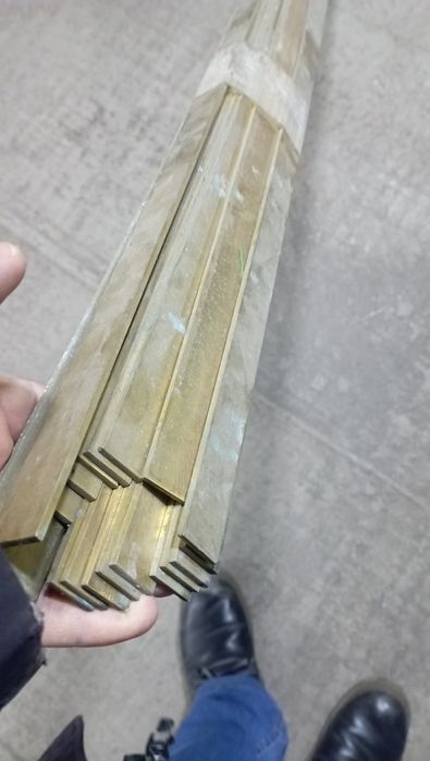 Продам полоски из латуни(латунь)