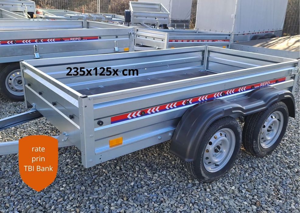 REPO Remorca 750 kg 235x125cm dublu ax