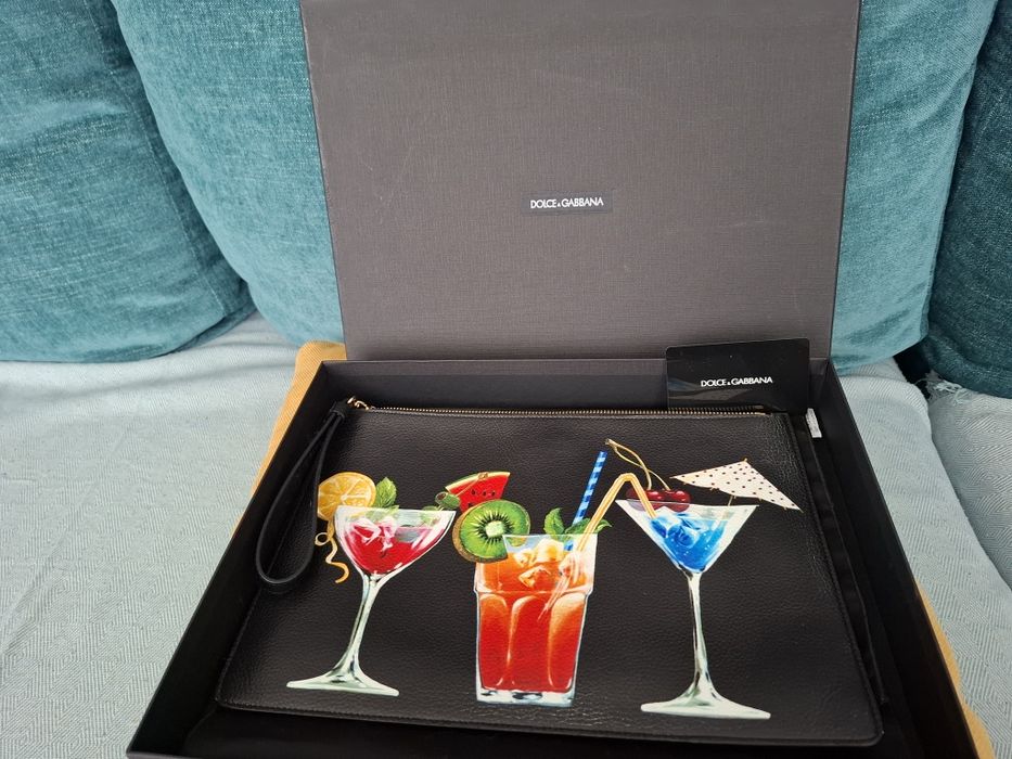 Dolce & Gabbana Drink дамски кожен клъч