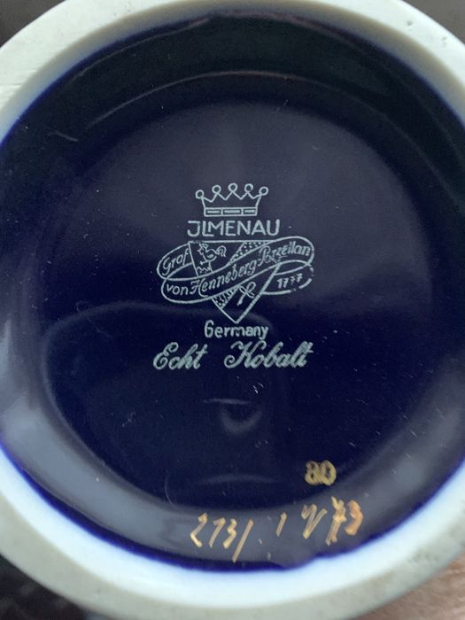 Vaza portelan cobalt