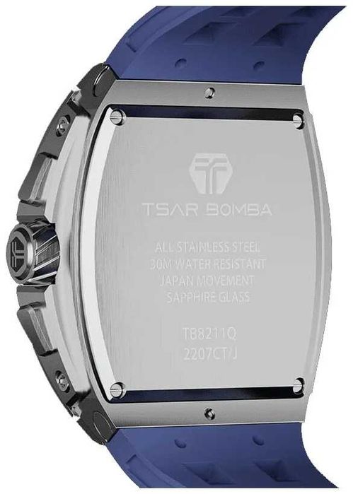 Нов часовник TSAR BOMBA Blue Majesty Edition TB8211BS - гаранция