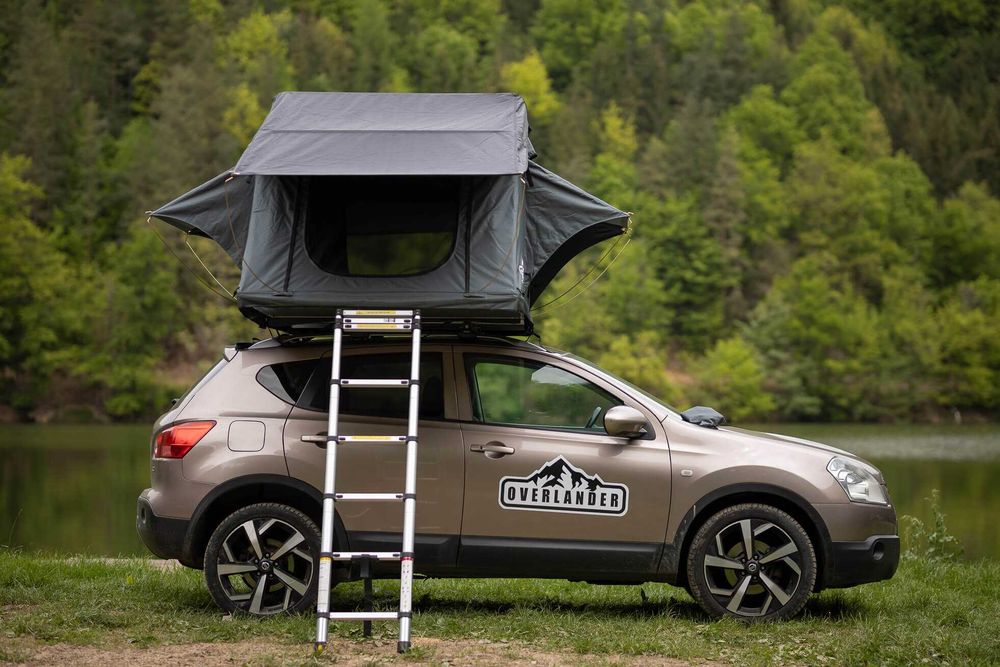Cort plafon auto Overlander Adventure 2.0, 160 cm, cu sky roof