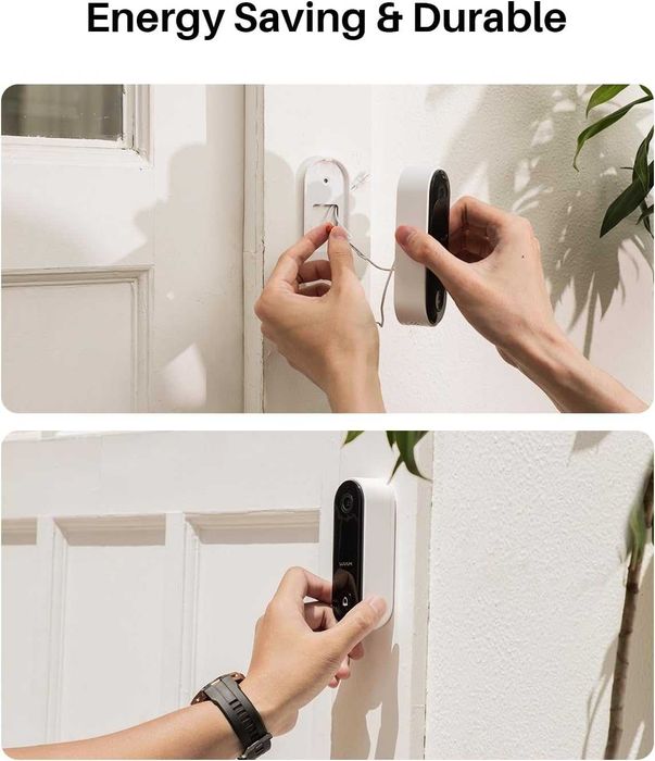 WUUK 2K HD Wi-Fi звънец с камера